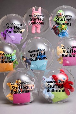 Vancouver balloon boutique company that stuffs balloons